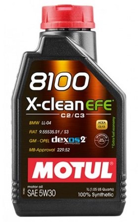 Motor oils Engine oil 8100 X-CLEAN EFE 5W30 1L  Art. 109470